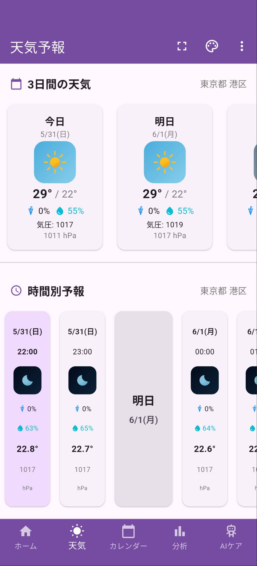 天気予報